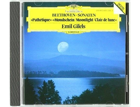 CD Emil Gilels - Beethoven Sonata 8/13/14