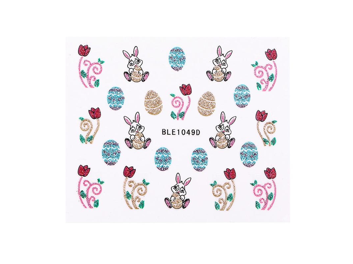 O Novo Adesivo de Nail Art 1Pcs ALLINLESS