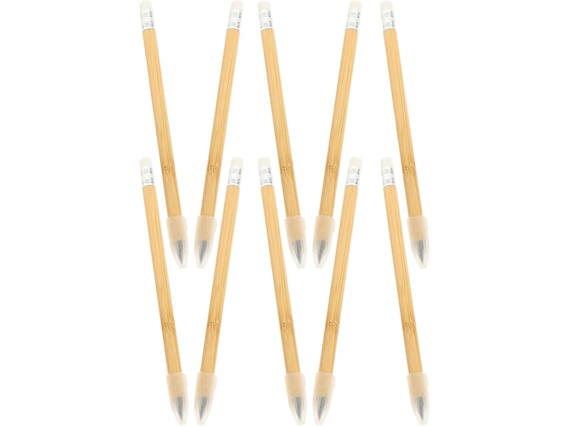 10 Lápis Reutilizáveis Sem Tinta com Borracha para Escrever e Desenhar em Casa, para Material Escolar CHABERLU