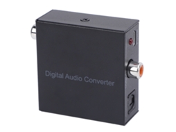 Adaptador AQUAFORGE Divisor Coaxial a Óptico para Toslink