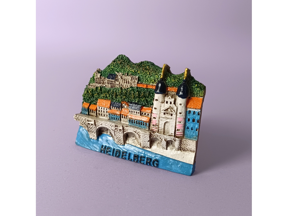 (castelo De Heidelberg, Ponte De Karlsorino) Ímãs De Geladeira Da Dinamarca, Finlândia, Islândia E Rússia.