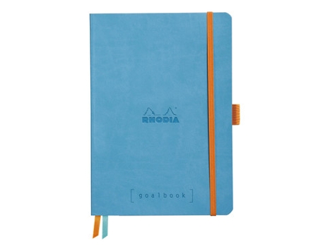 Caderno e Bloco Goalbook A5 240 Folhas Turquesa Rhodia