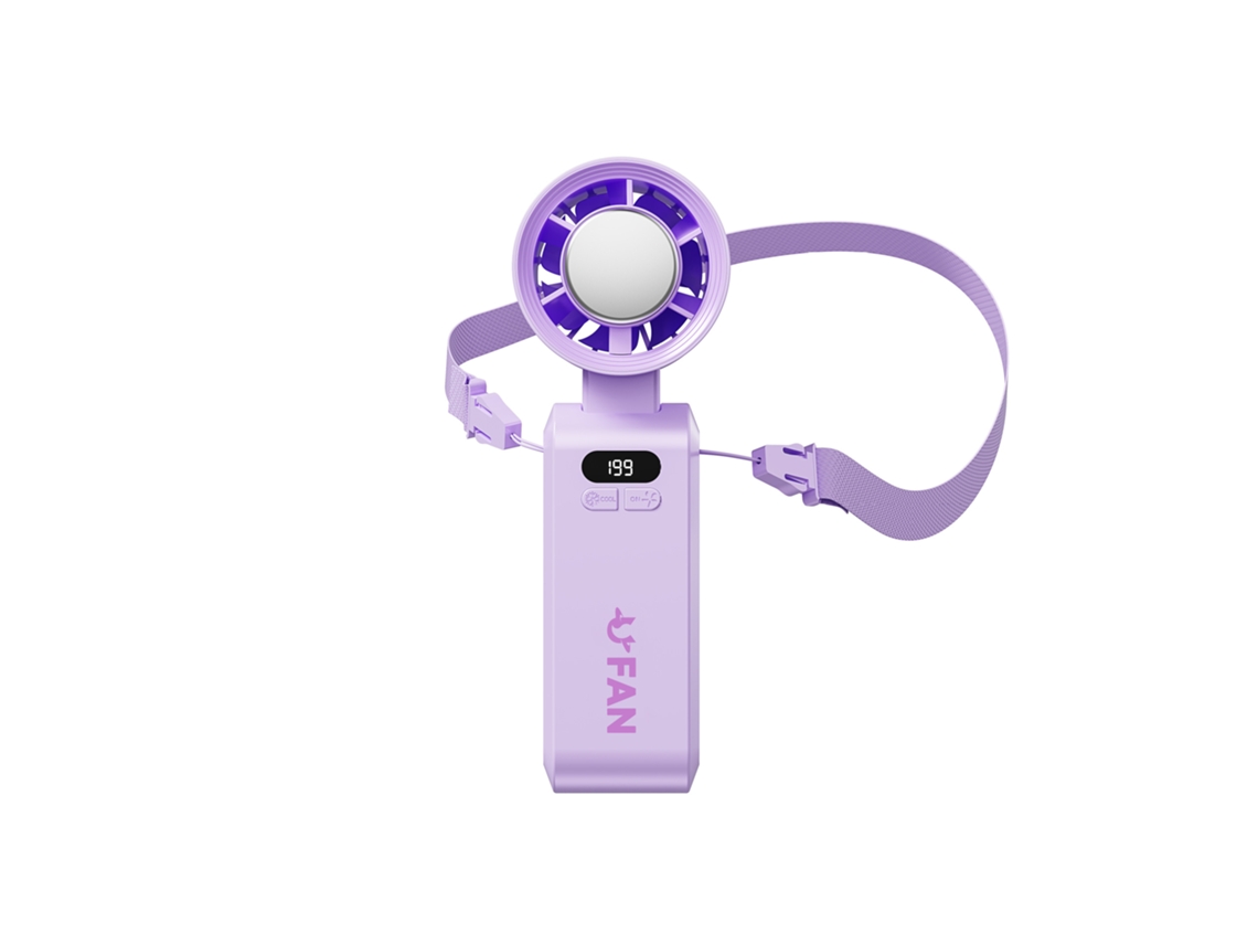 Ventilador MDUG de resfriamento 5000mah com velocidade ajustável USB