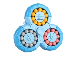 Brinquedo Quebra cabeça de Pérolas Business Rotativas para Crianças Desenvolvimento Imagem Azul S/MARCA