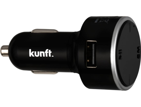Transmissor FM KUNFT KFTB3206 Preto — Bluetooth | Dual USB