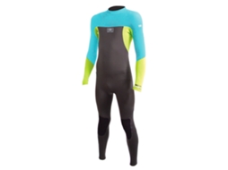 Terno de Neoprene Manga Longa com Zíper Nas Costas One Free Flex 3/2 Mm Verde 16 Yearsocean & Earth