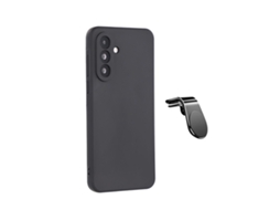 Kit Suporte L Capa Silicone Líquido Phonecare Para Samsung Galaxy A27 - Preto