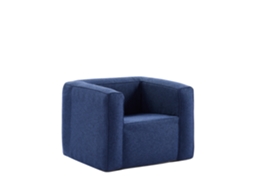 Cadeira Inflável Interior e Exterior Resistente À Água e Clima Confortável e Leve Fácil de Inflar e Desviar Terracota Azul TRENDYFLAIR