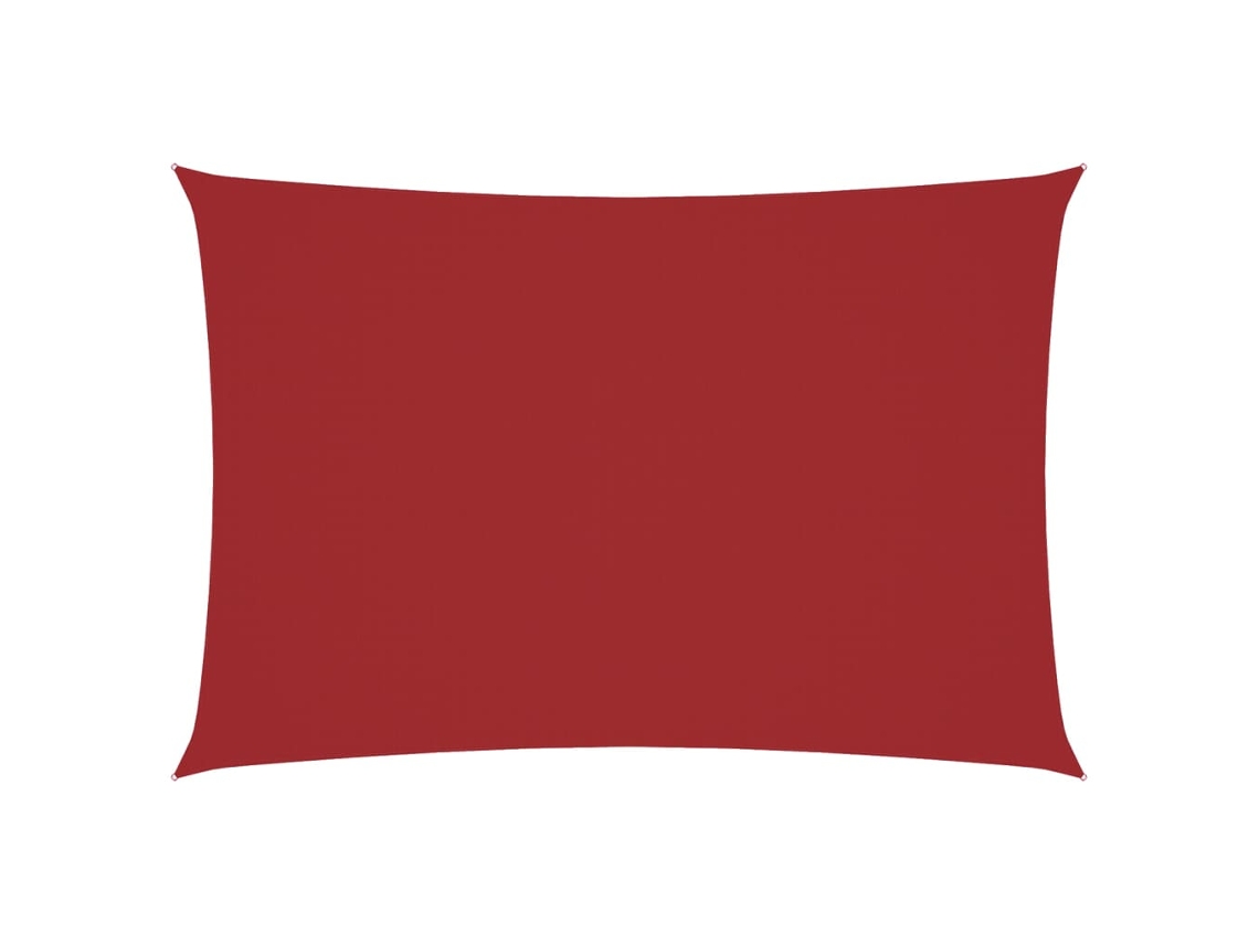 Vela de Sol Retangular Oxford Vermelha 3x5 m MAISON EXCLUSIVE