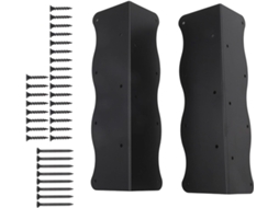 Suporte De Canto Elevado Para Canteiro, Suporte De Metal Em Forma L Para Canteiros Jardim 20a 24 Polegadas, Resistente À