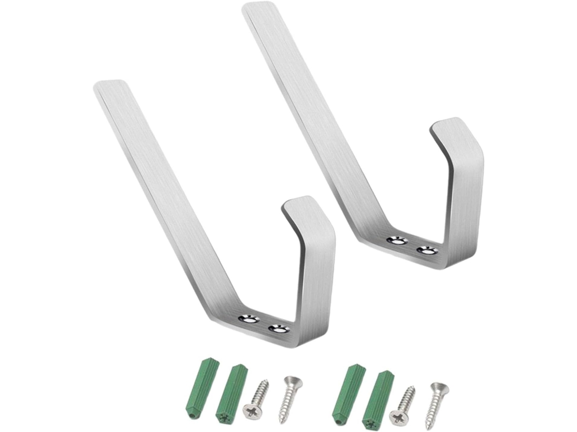 Cabide De Parede Minimalista Com 2 Peças Para Roupas, Ideal Para Roupões, Lenços, Bolsas, Toalhas E Jaquetas
