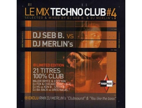 Cd Le Mix Techno Club 4 Nord-way Productions