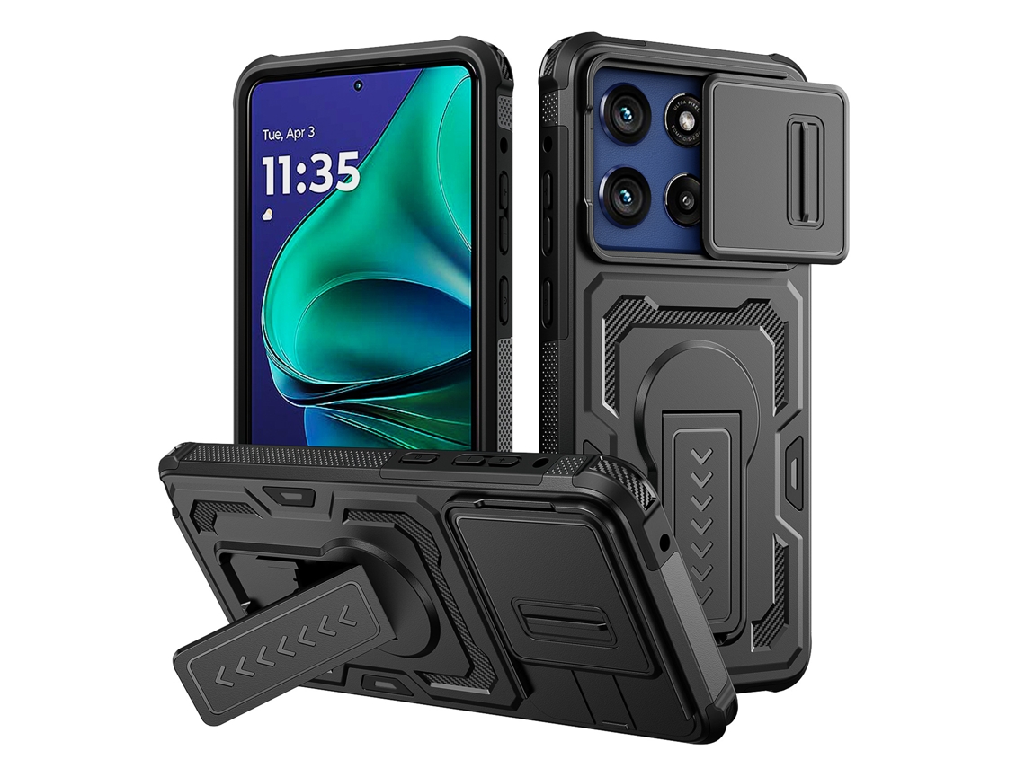 Capa Para Samsung Galaxy A36/a56, Resistente A Impactos E Com Suporte. Czhhmartpreto