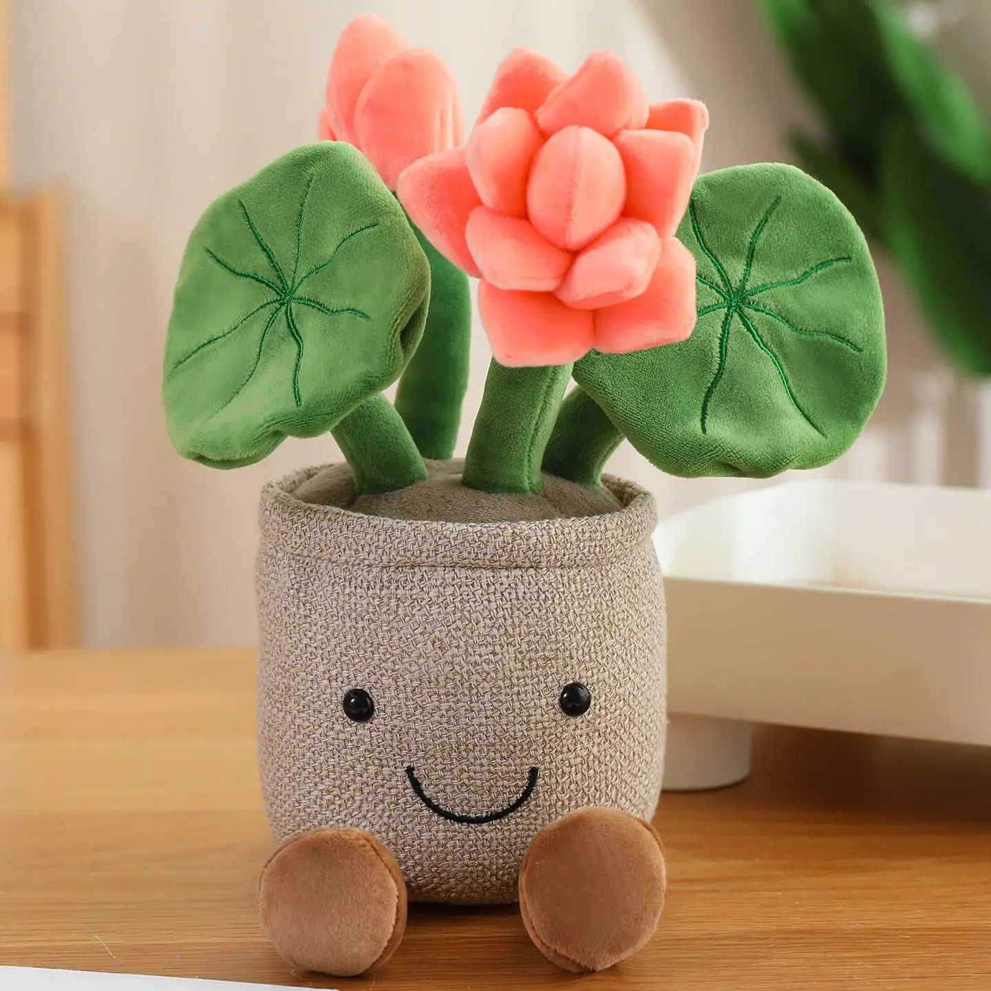 (estilo 1, Aprox. 30 Cm) Brinquedo De Pelúcia Realista De Tulipa Suculenta