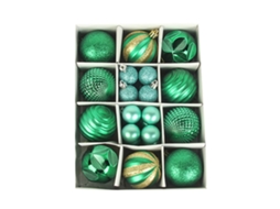 Laxiscreed Conjunto De Bolas De Natal Em Caixa Decorativa Para Presente