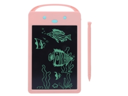 Mali tablet de Escrita Lcd Portátil Infantil com Tela Flexível para Desenhos e Aprendizado Rosa