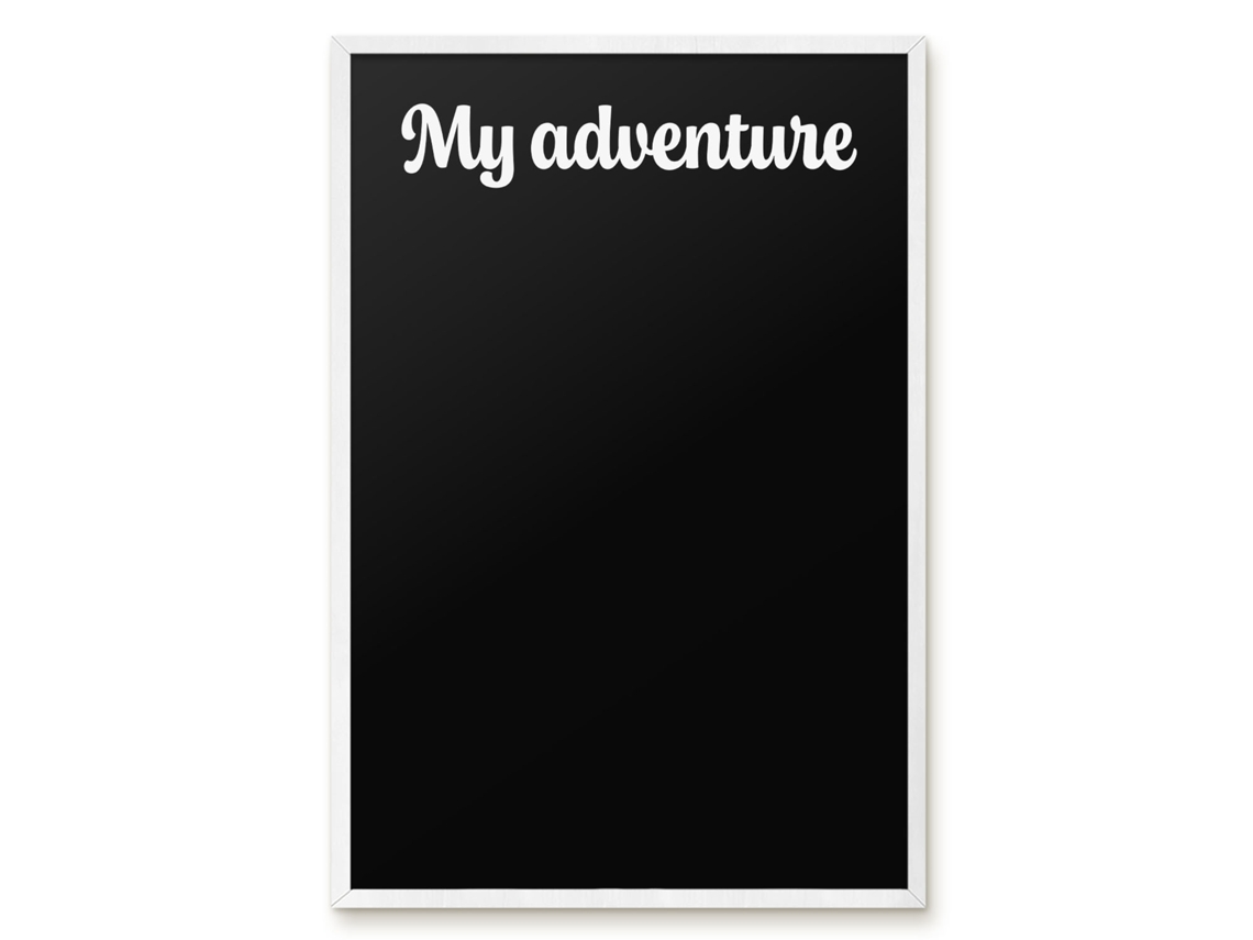 Magnetic Board My Adventure For The Living Room Espelharte (40x60 Cm)