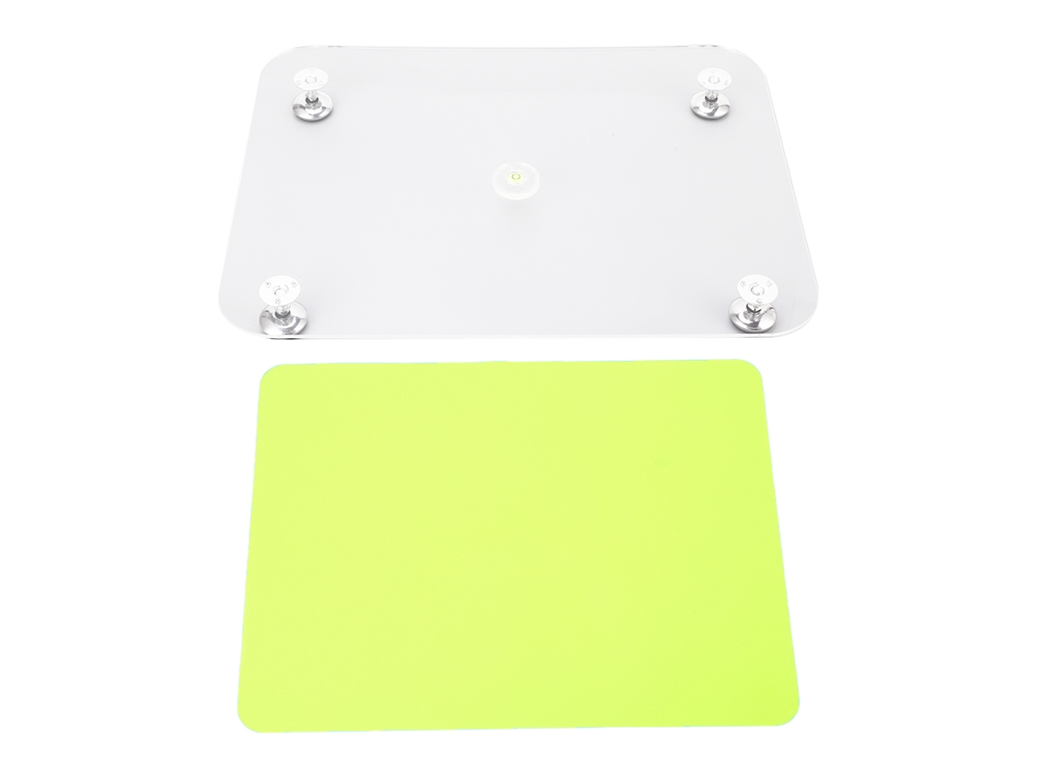 Tabla De Nivelación De Resina Ajustable Com Alfombra De Silicona Ferramenta De Verter Pintura Acrílica Verde