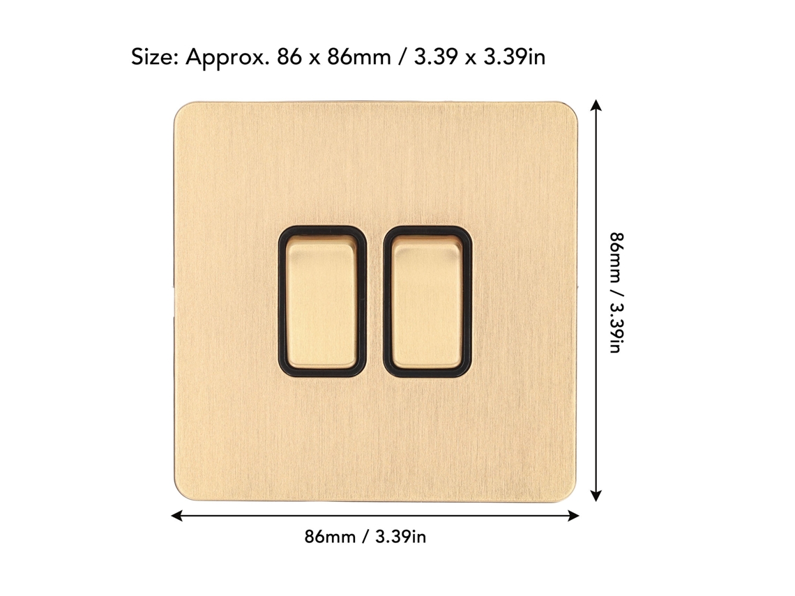 Laxiscreed Interruptor De Painel Moderno Para Eletrodomésticos, Ac250v