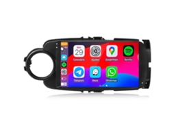 Para Toyota Yaris 2011 2018 Android 14 Rádio | 4 Core | 2gb 32gb | 9 Hd Ips | Carplay/android Auto Sem Fio | Dsp Áudio Junsun