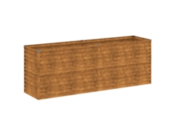 Canteiro Elevado de Jardim VIDAXL Aço Corten (196X50X69 cm)