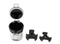 Tanque De Armazenamento De Cola Para Cílios Jar Selado Activado Recipiente Cilindro