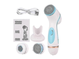 Escova De Limpeza Facial Elétrica 3 Em 1 De Silicone Limpeza Profunda, Massagem E Esfoliação 2025 Nostalgia88
