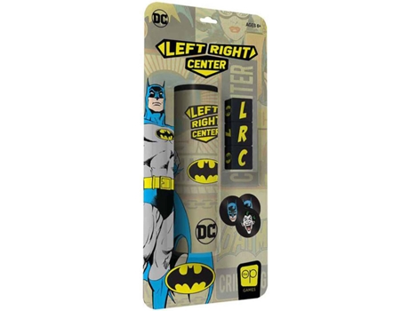 Jogo de Tabuleiro  Batman Left Right Center (6 anos)