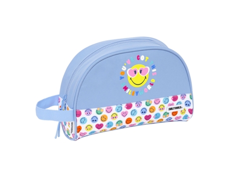 Smiley Joyful Travel Necessary (azul claro jovem)