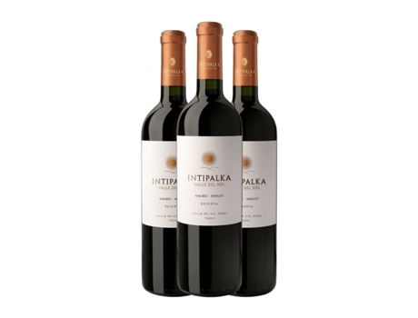 Vinho VIÑAS QUEIROLO Intipalka Reserva (0.75 L - 3 Unidades)