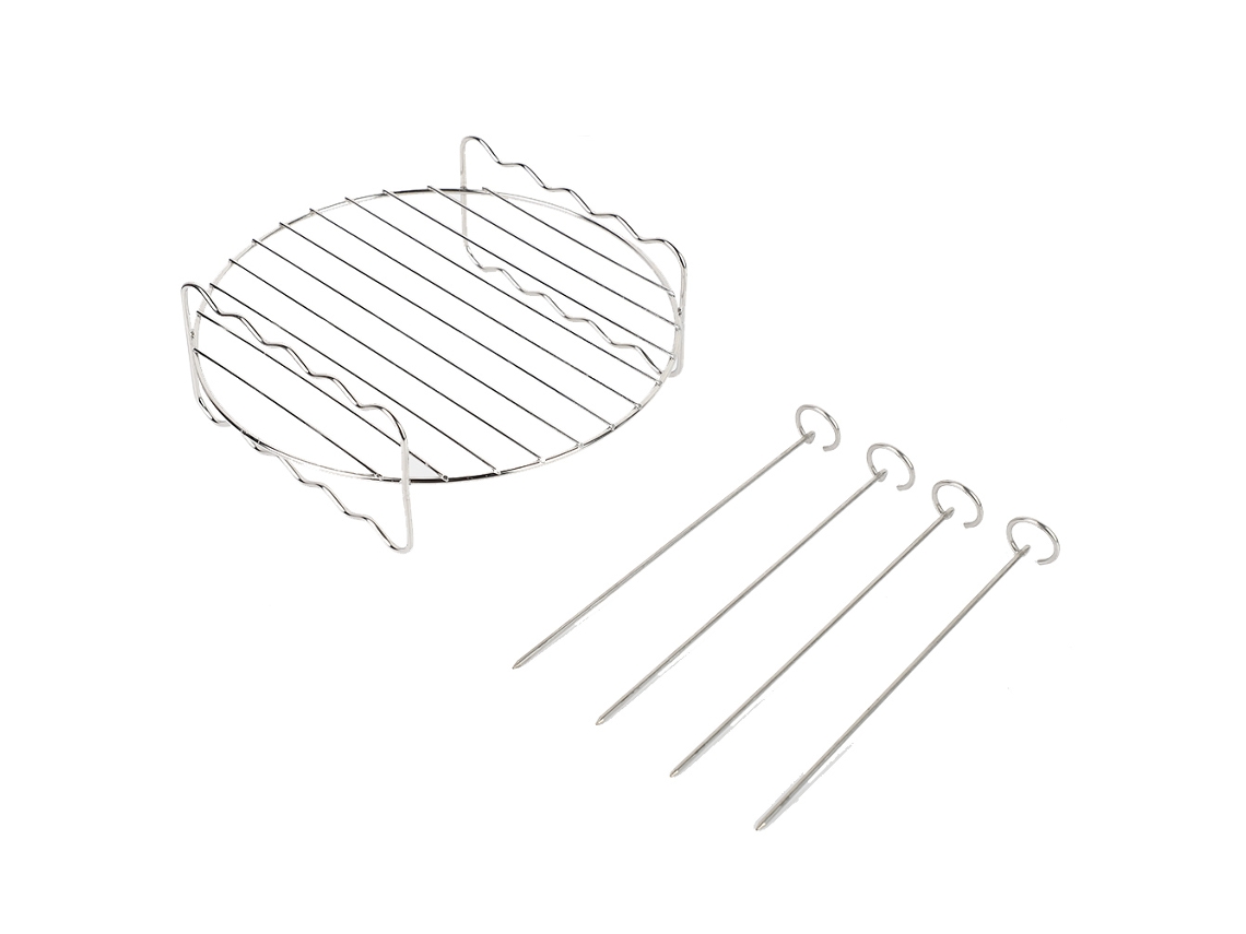 Grelha Para Ar Quente De 8 Polegadas Com 4 Pontas Resistente A Óleo E Espetos – Laxiscreed