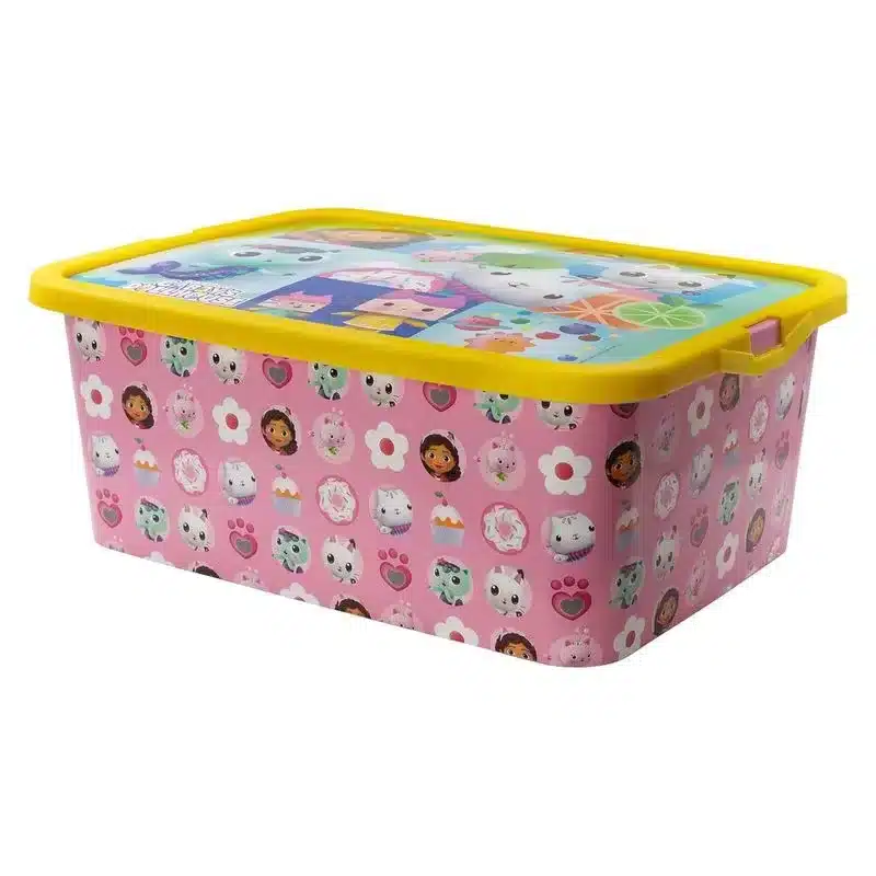 Caja De Almacenaje La Casa De Muñecas De Gabby 13l Con Clic 02455 Stor P24storvolumen