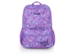 Mochila Adaptável a Carrinho GABOL Violet com Flores e Resistente À Água