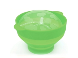 Máquina de pipoca de silicone dobrável com tampa | S/MARCA