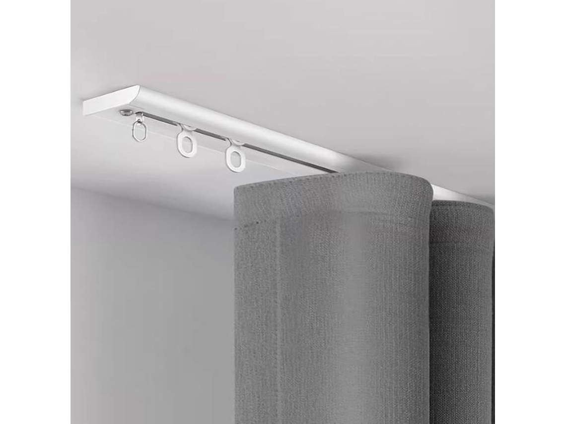 Trilho De Cortina De Teto De Alumínio Para Divisória De Ambientes, Com 1m, 2m, 3m, 4m, 5m E 6m