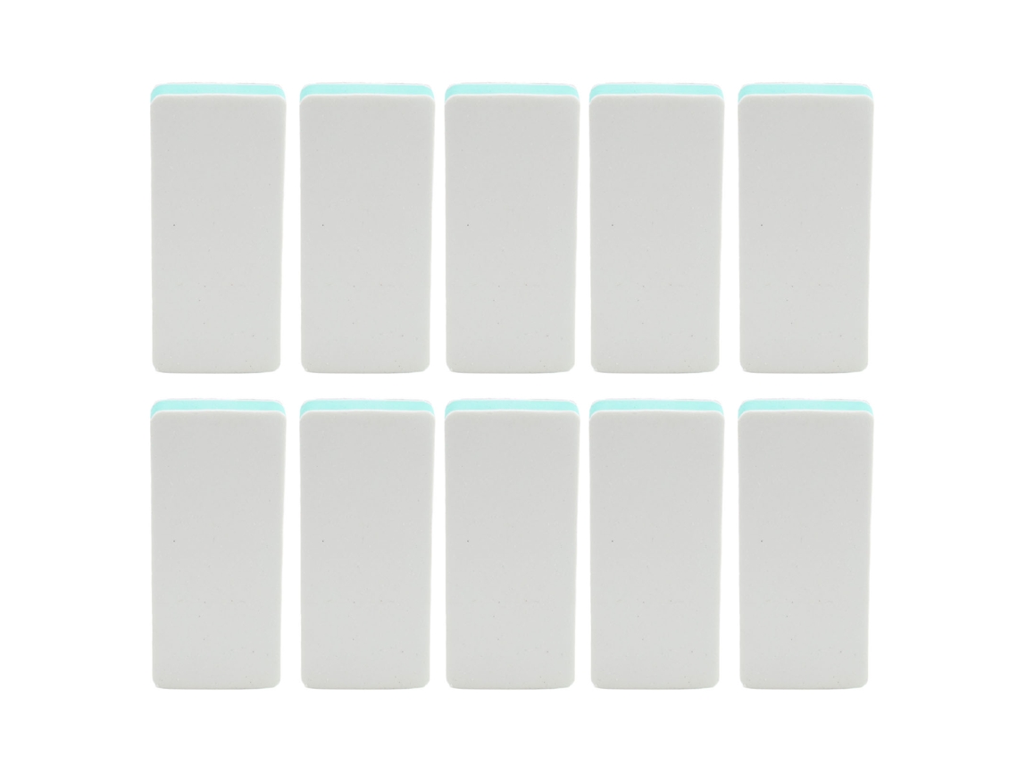 10pcs Bloco de Lixa Duplo Lado 1000 5000 Grit Esponja Reutilizável para Polir Pulseiras Unhas