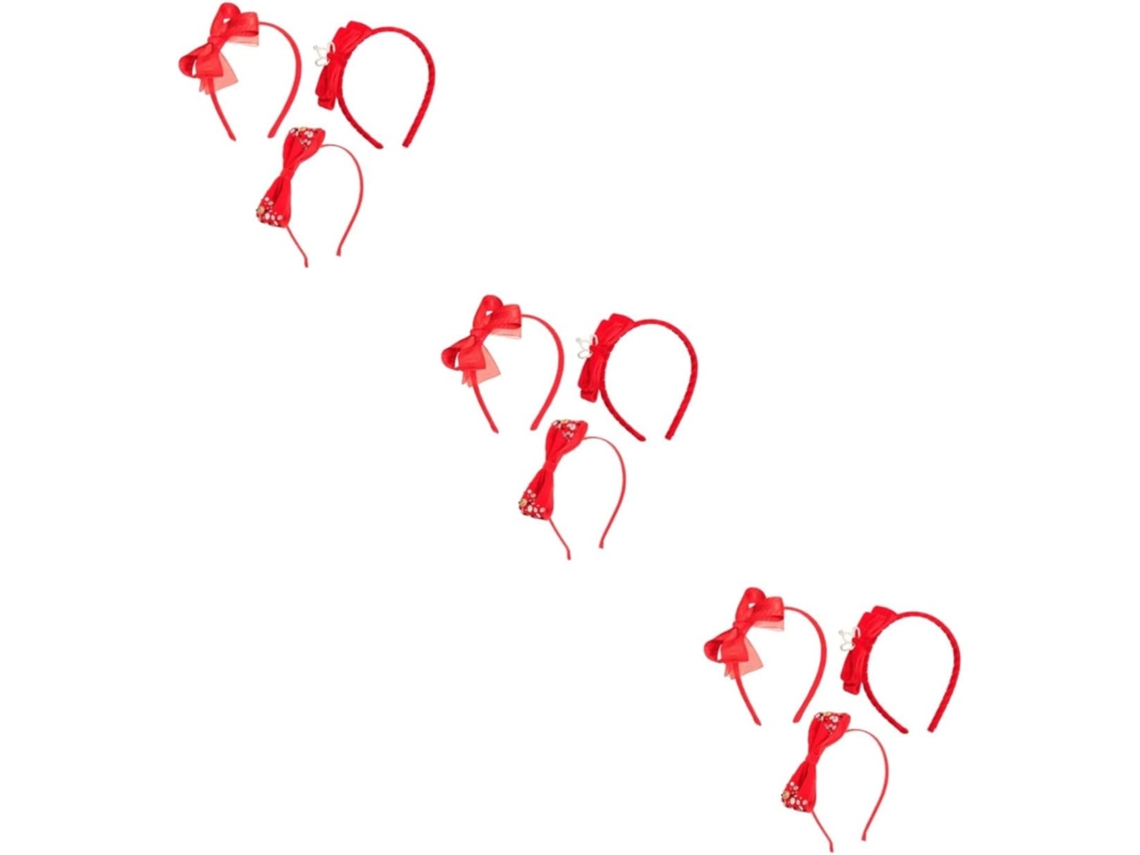 Conjunto De 3 Tiaras Infantis, Coroa Com Laço Em Formato De H E Lantejoulas Para Festas De Aniversário E
