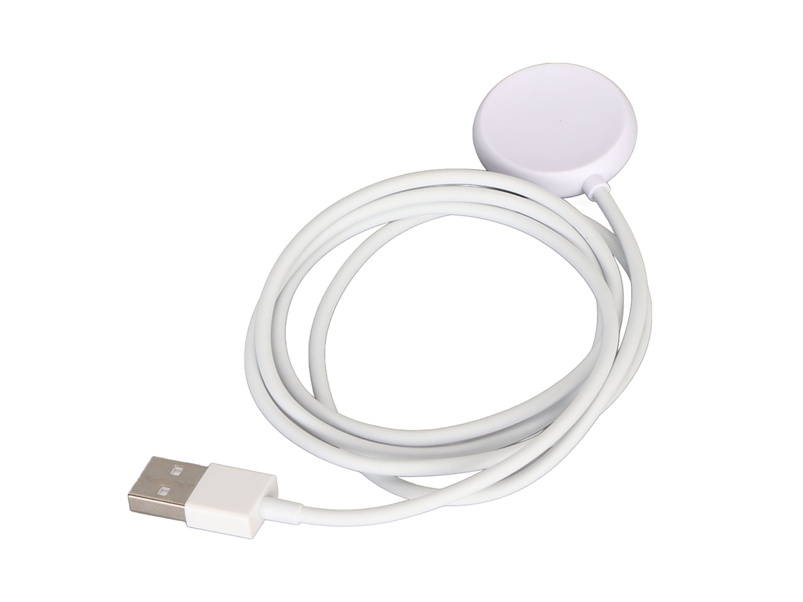Aetheria carregador Sem Fio Magnético para Google Pixel Watch com Cabo Usb Portátil Branco