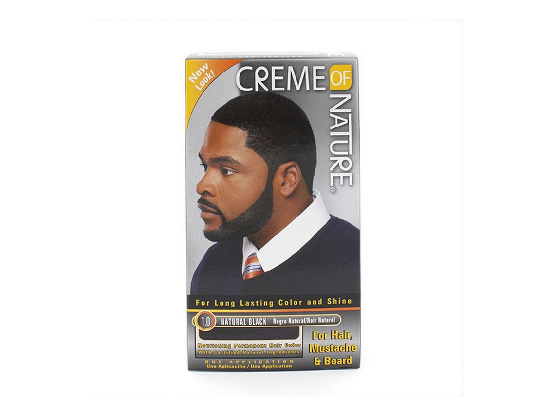 Tinta Permanente Mens Color Creme Of Nature Nature Black 1.0