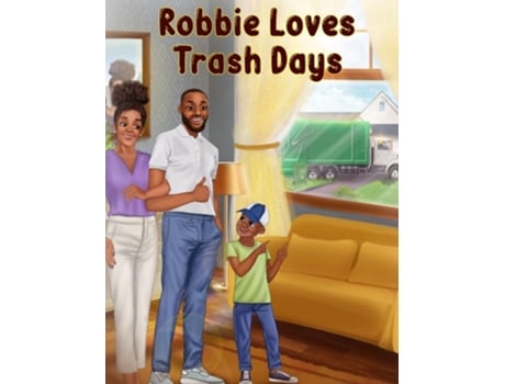 Livro Robbie Loves Trash Days de Janelle Morton (Inglês - Capa Dura)