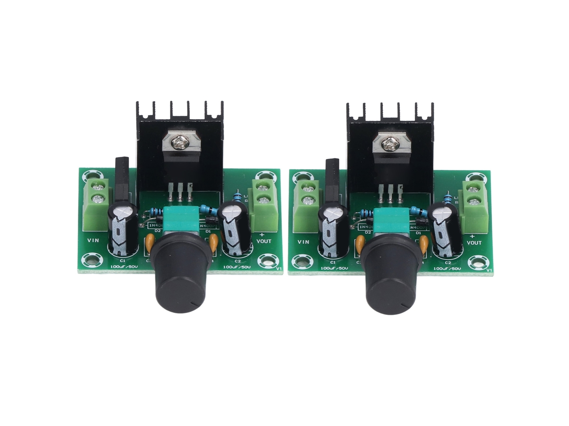 Laxiscreed Xhm197 Placa De Regulação De Tensão Com Lm317 E Dissipador Grande