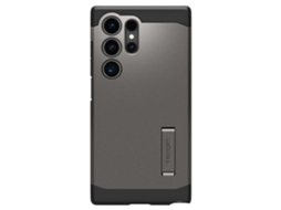Capa Protetora Spigen Tough Armor Para Samsung Galaxy S24 Ultra - Cinza Metálico