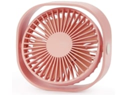 Mini Ventilador De Mesa Usb Ventilador Portátil Com Vento Forte De 3 Veloc. E 360 Giratório Mini Ventilador De Mesa Silencioso Para Dormir Lalamoli