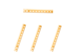 Fita de Led com Sensor de Movimento, 23, 6 Cm, Iluminação de Cozinha Sob Armários, Branco Quente, Pacote com 4 Unidades BRILVIBERA