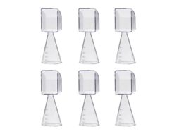 6pcs Copos De Medição De Plástico
