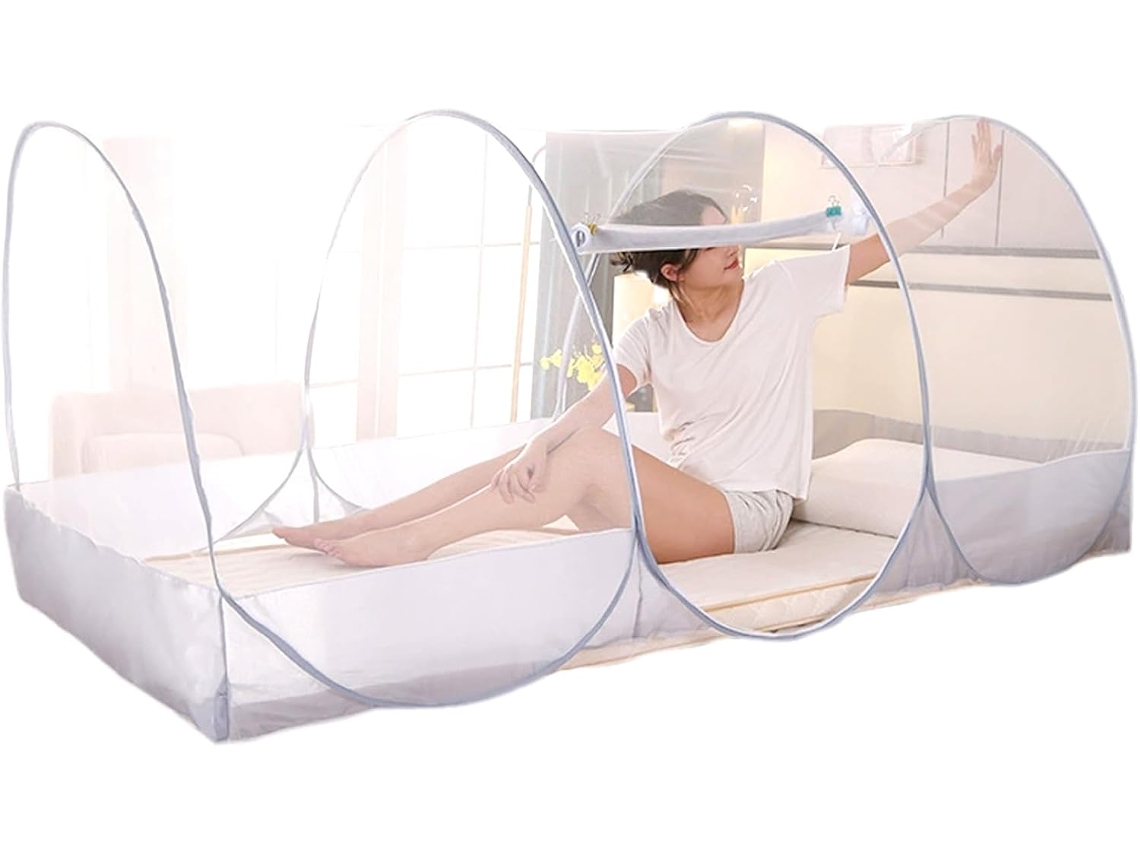 Mosquiteiro Tenda De Cama Dobrável 75x35x35 Com Zíper