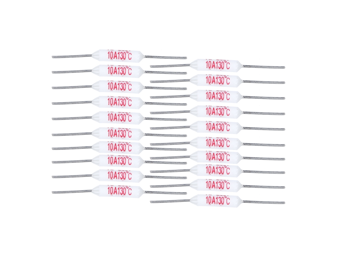 20pcs Fusível Cerâmico Térmico 250v 10a S/MARCA