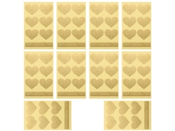 10 Folhas de Adesivo Tridimensional ALLINLESS