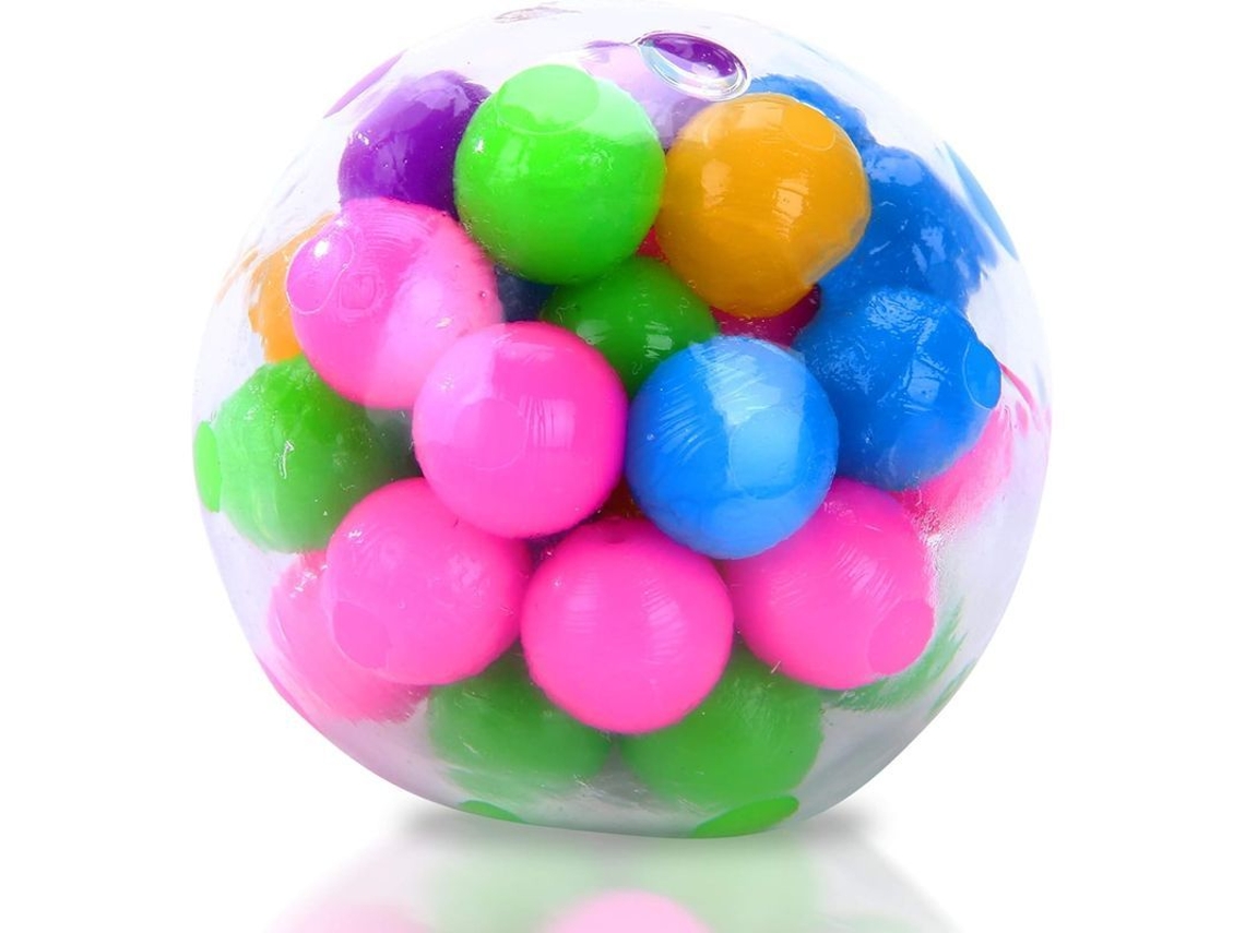 2026 pelota Antiestrés Arcoíris Con Perlas de Adn de Colores En Su Interior, Pelota para Aliviar El Estrés