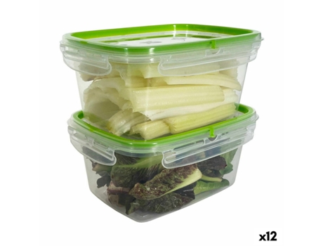 Lancheira Snips Fecho hermético 1,2 L Retangular (12 Unidades)